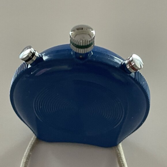 Vintage ARISTO APOLLO 412 Stop Watch Blue Swiss Made WORKING - Picture 12 of 13